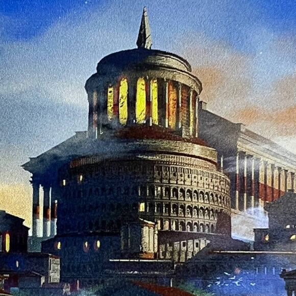 FairyLoot Mount Olympus Wooden Postcard - May 2023 "Feuding Gods" - Picture 3 of 6